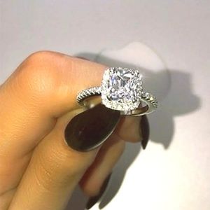 Halo Wedding Engagement Ring